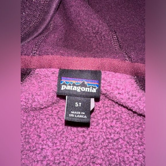 Kids Patagonia Better Sweater Jacket - 5T - Burgundy - Picture 4 of 5